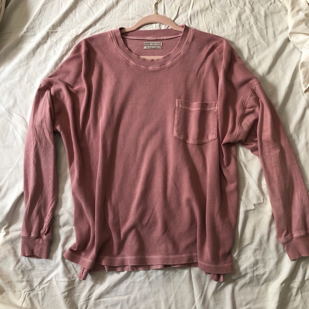 Urban outfitters oversized pink long sleeve size M